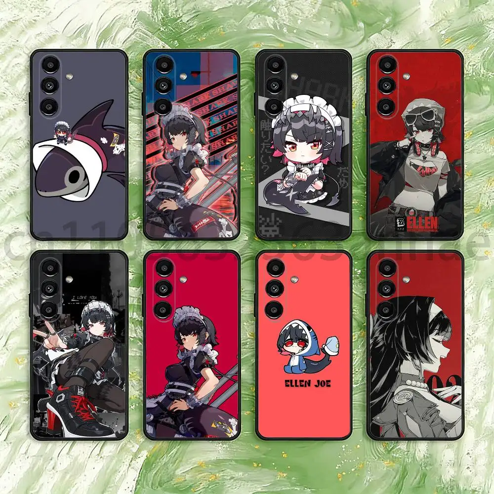 Z-ZZZ Ellen Joe Phone Case For Samsung Galaxy S21 22 23 24 S25 Ultra PlusS20 FE S10 Plus  Cover Funda