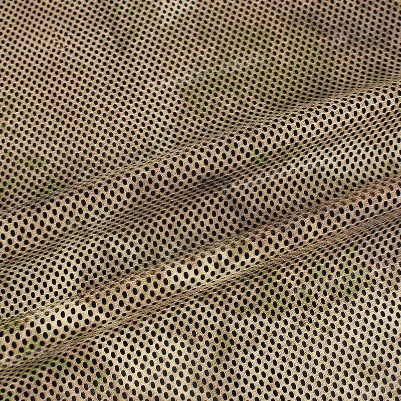 

1,5 м ширина толщиной пустыни руины камуфляжная сетчатая ткань 230GSM полиэстер IRR ткань для DIY дышащий рюкзак жилет маска шарф