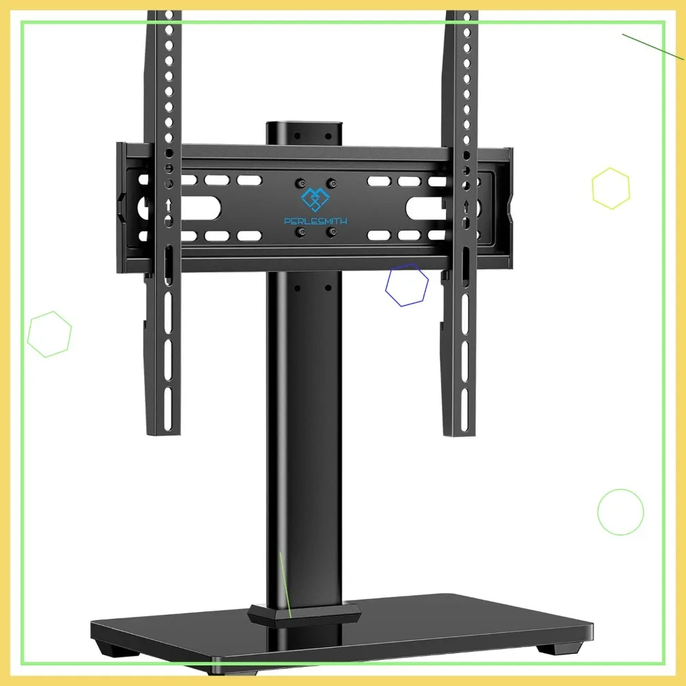 

Универсальная подставка для телевизоров 32-60 дюймов, регулируемая по высоте, выдерживает до 40 кг, с стеклянным основанием и системой организации кабелей, VESA 400x400 мм