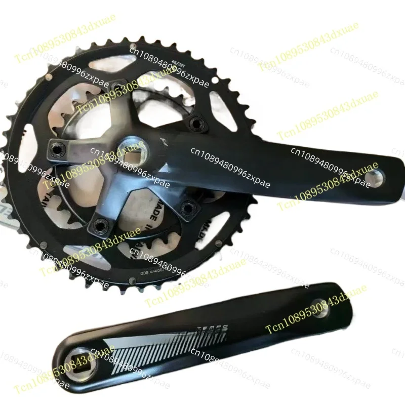 1set FSA Tempo Compact Road Chainset - 50 / 34T 48 / 32T 170/172.5/175mm Crank Arm JIS Square Taper 110/80 BCD 10/11Speed