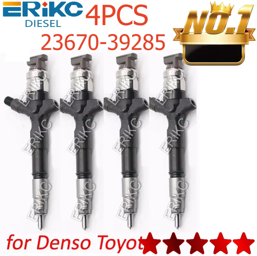 

23670-39285 Diesel Fuel Injector Nozzle Set 2367039285 Auto Engine Parts Injection 23670 39285 4pcs for DENSO Toyota Hiace