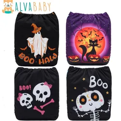 Halloween U Pick ALVABABY Cloth Diapers Baby Reusable Diapers Baby Washable Cloth Nappy with 1pc Microfiber Diaper Insert