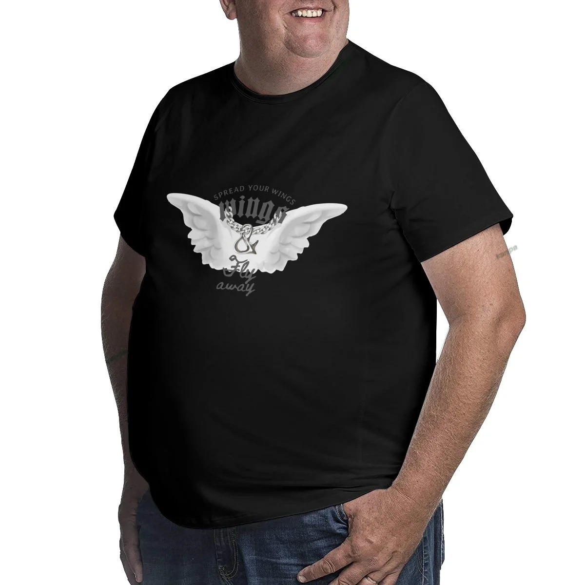 Funny Eagle Graphic T Shirts for Big and Tall Men Cotton Short Sleeve Plus Size T-shirts High Street Top Tees Clothing XL-6XL