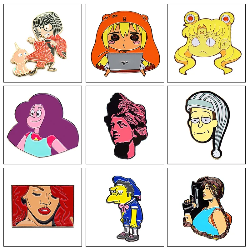 Custom Metal Badge - Cartoon Anime Soft Enamel Lapel Pin Brooch Commemorative Manufacturer Paint Pin
