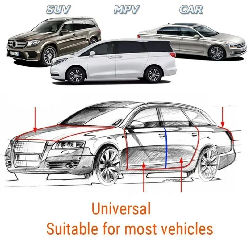 P Z D Shape Type 1 Meters Car Door Seal Strip EPDM Rubber Noise Insulation Anti-Dust Soundproof Car Seal Strong 3M Adhensive