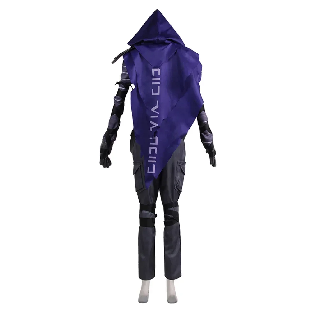 Valorant Omen Cosplay Costume Outfits Halloween Carnival Suit For Adult Man