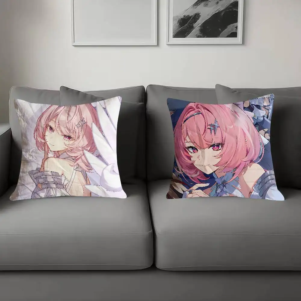 Kawaii Hot Pretty Girl Remielle ZZZ Game Cushion Cover Decor Home Throw Pillow Covers For Couch Camping Pillow Cover Decorations