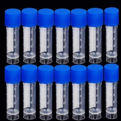 Laboratory Plastic Test Tube Vial Sealing Cap Packaging Container Office School accessory 2ML Centrifuge tube blue cap