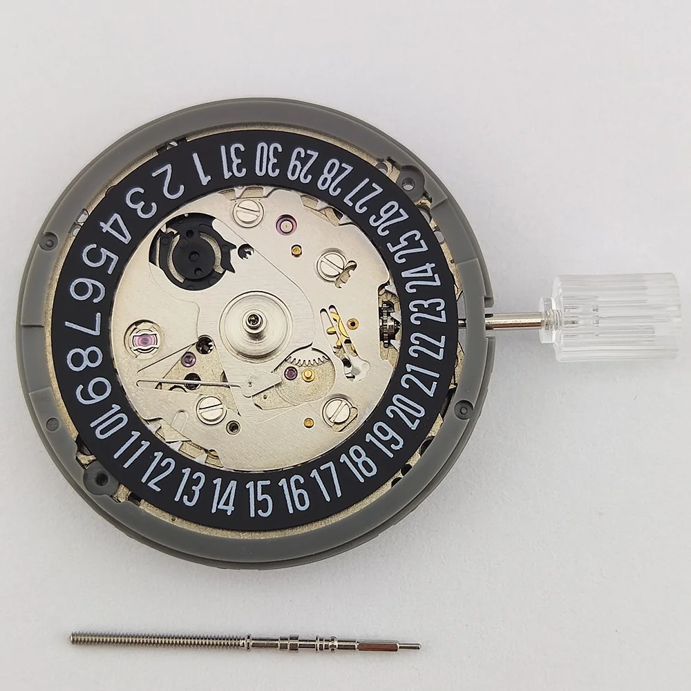 Giappone Originale NH35 Movimento Meccanico Automatico Ad Alta Precisione 6 in punto Calendario Nero Movimento Automatico Sostituire Kit NH35A