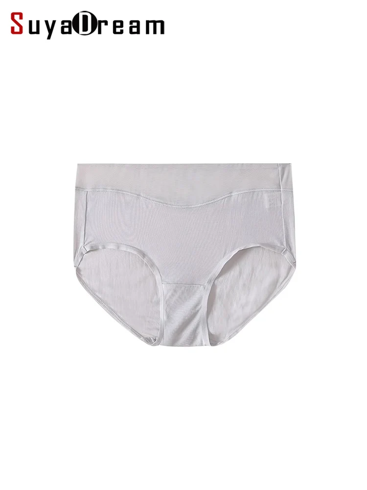 SuyaDream, 3 sztuk/partia majtki damskie, 100% naturalny jedwab, wygodne figi zdrowie 2024 nowe codzienne noszenie Intimates