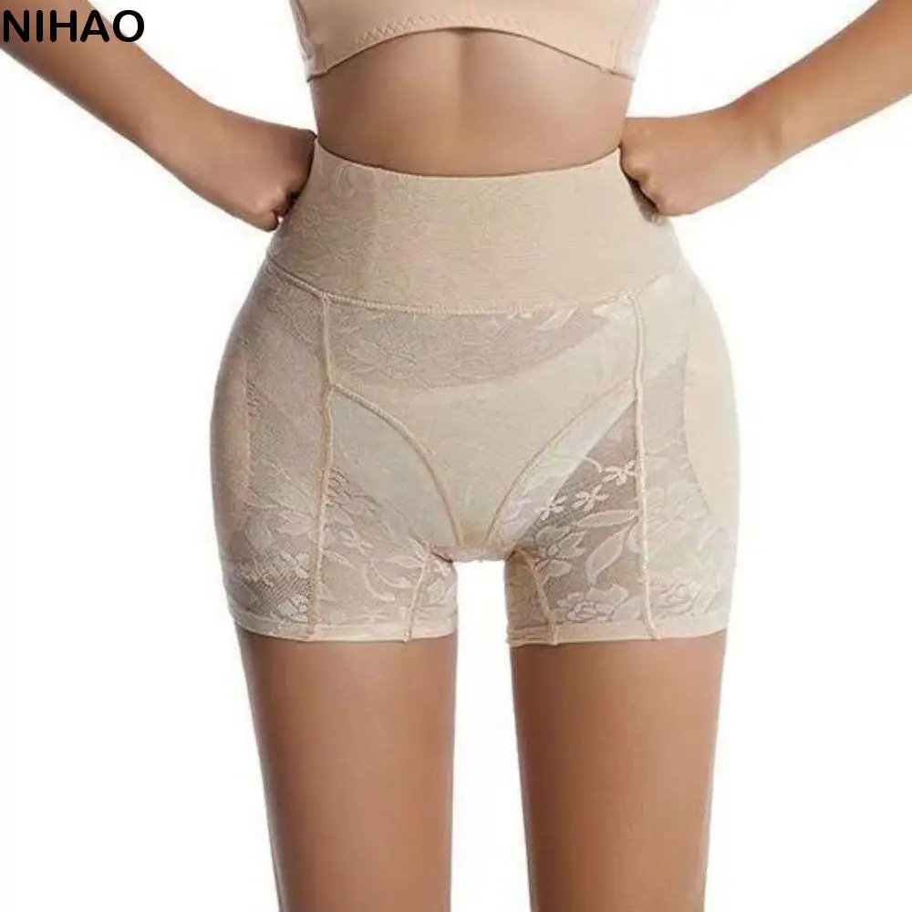 

Lace Mesh Slimming Shapewear with Pads High Waist Shapers Tummy Control Underwear Belly Contracting Underpants