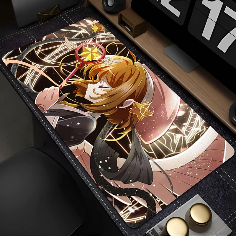 

Mousepad Laptop Mouse Pad Office PC Accessories Keyboard Pad Rubber Cup Mat C-card Captor Sakura Soft Mouse Mat Large Desk Mat