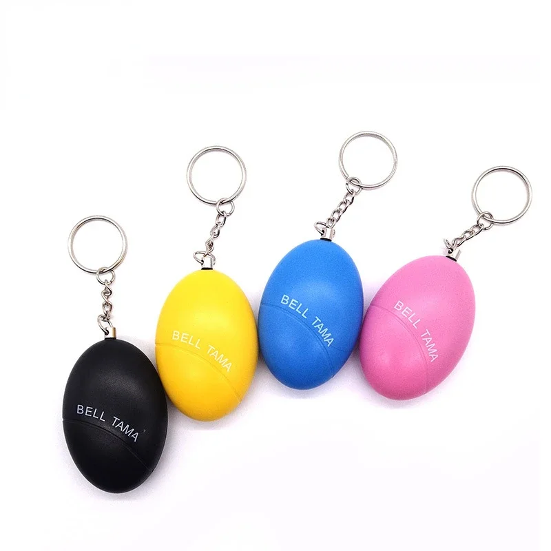 Self Defense Alarm 100dB Egg Shape Security Protect Alert Personal Safety Scream Loud Keychain Emergency Alarm for Child Elder