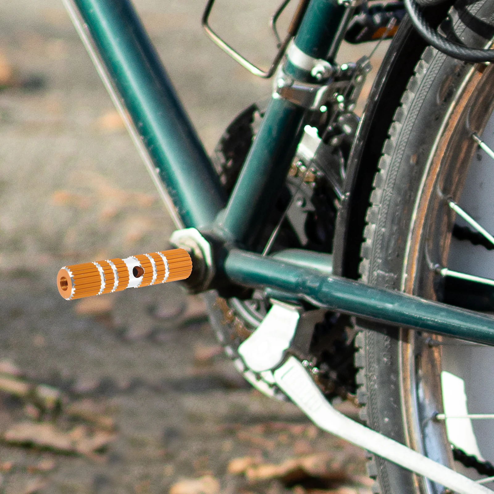 

2Pair Peg Bike Aluminum Alloy Seat Axle Quick Release 95mm 10mm Mountain Bike Footpeg Sturdy Accessory Peg