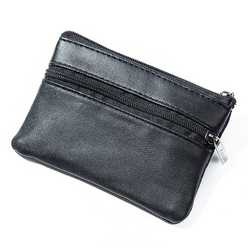 New Women Men Coin Purse Small Bag Wallet Change Coin Purses Zipper Money Bags Children Mini Wallets Leather Key Holder Carteira