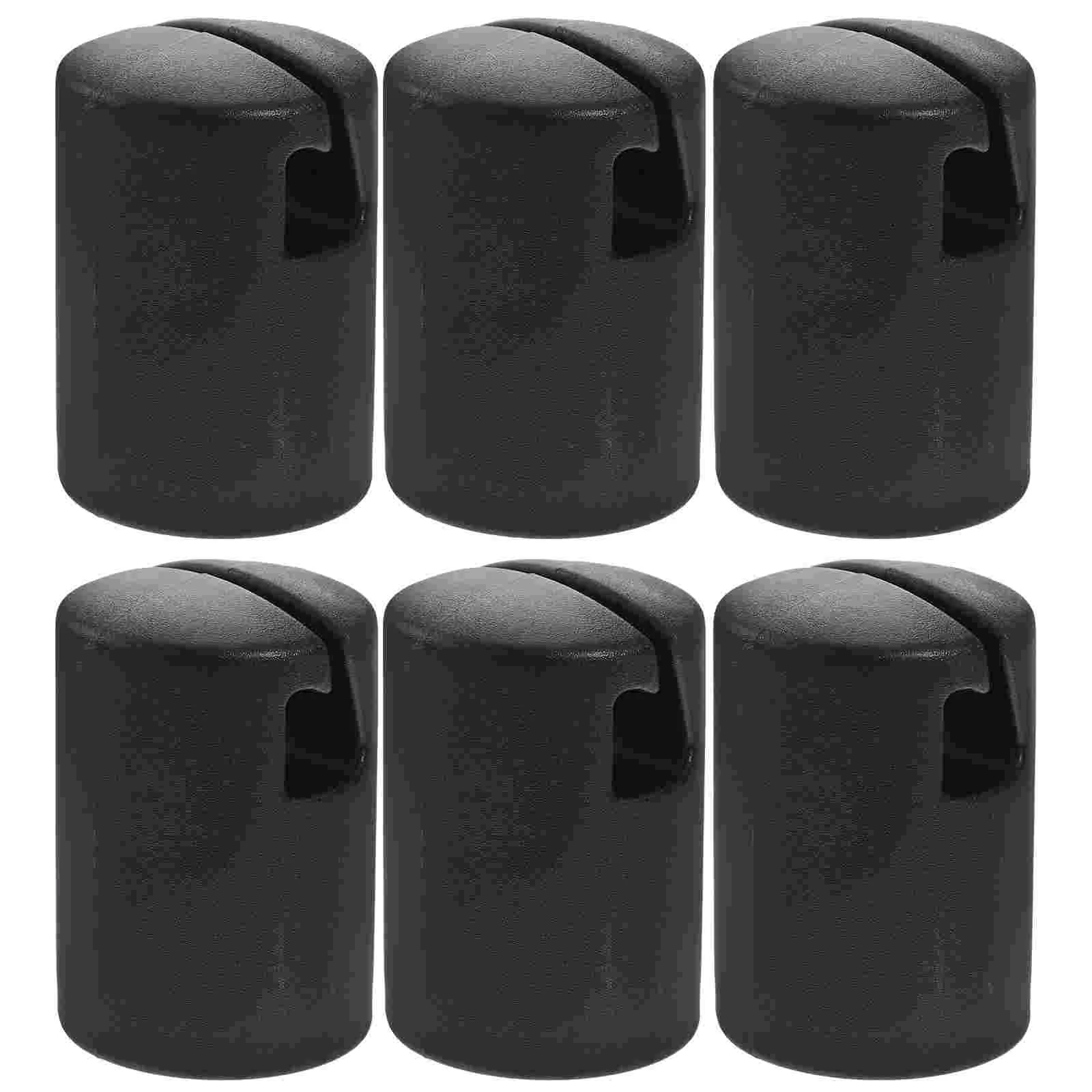 6 Pcs Trampoline Cover Replacement Socket Rod Caps resistant ABS Material lasting Easy Installation Stable