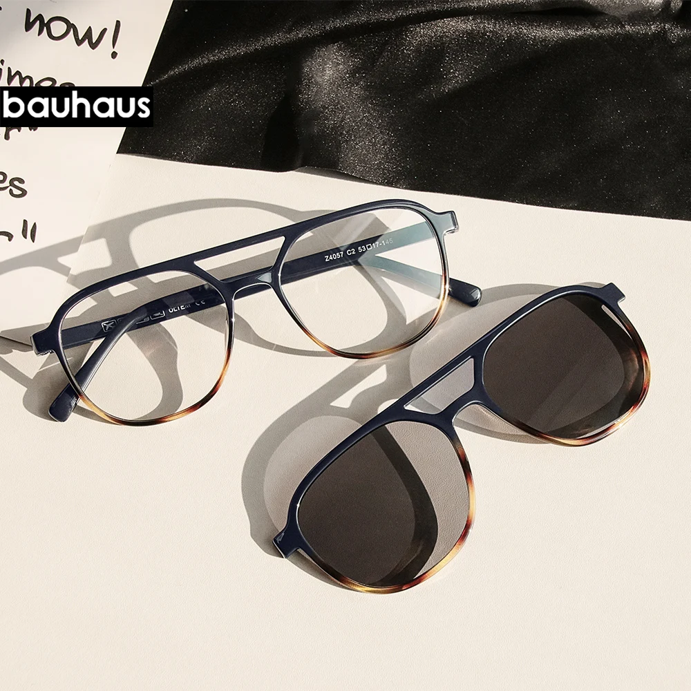 Z4057 Polarized Sunglasses Men Women Magnetic Clip On Glasses Optical Prescription Eyewear Frames Eyeglasses