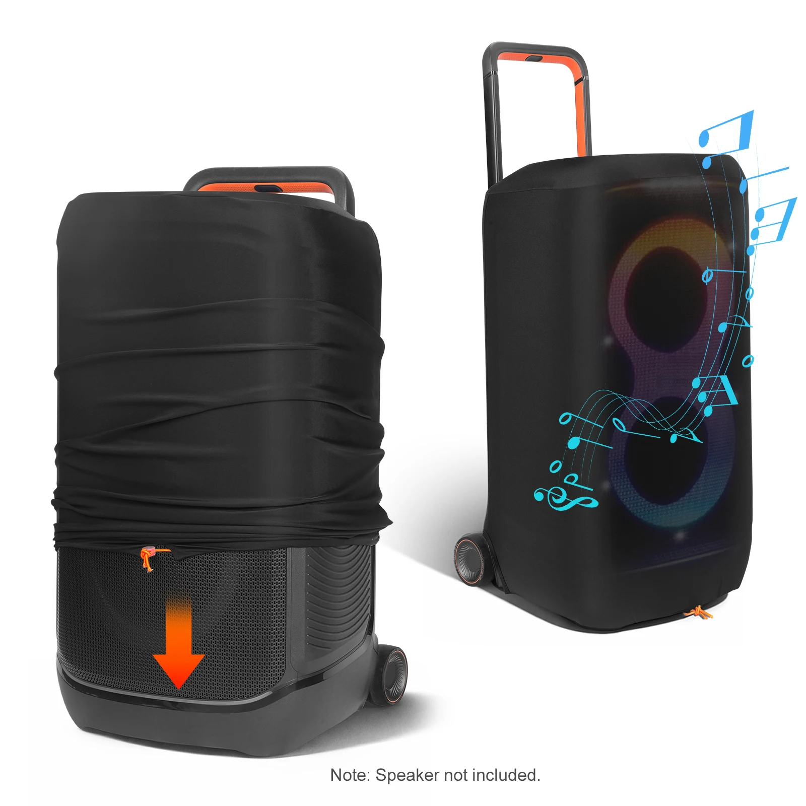 Speaker Protective Cover Stretch Portable Party Speaker Dust Case Cover  Sleeve Protector for  PartyBox 520