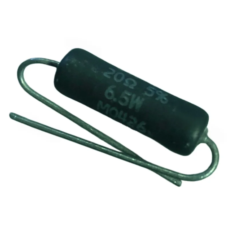 DALE CW-5 20R European 5% 6.5W black precision wire-wound resistor 20Ω 6.5W