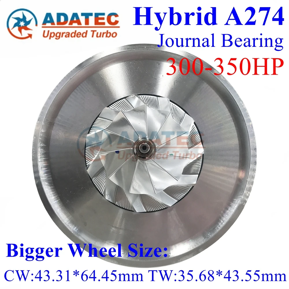 A274 AL0070 350HP Hybrid Turbo Cartridge A2740901480 A2740903780 A2740902980 Turbine CHRA FOR Mercedes-Benz C-Class 180 SLC A20