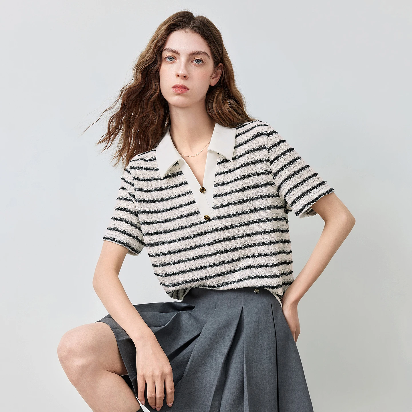 Camiseta Polo Preppy para Muje - Summer Clothing Old Money reseña y precio
