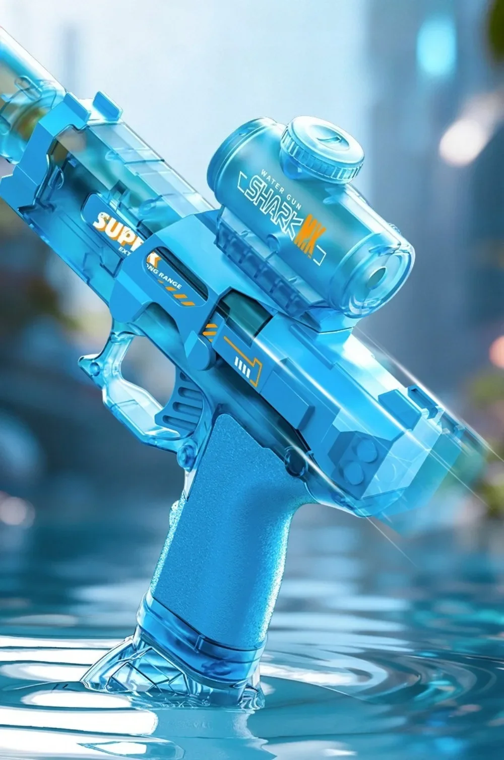 Electric Water Gun Automatic Shark Shape For Outdoor Water Fights_voghion.com
