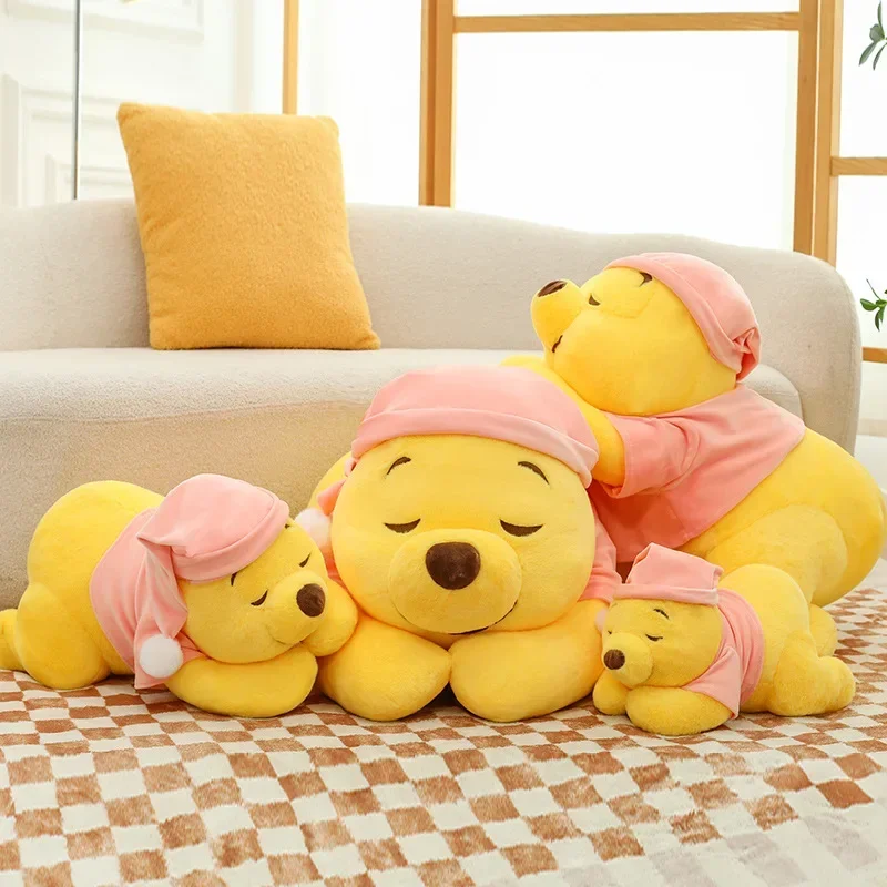 37-65CM Neue Disney Winnie The Pooh Plüsch Spielzeug Nette Cartoon Bär Gefüllte Puppe Weiche Anime Kissen Kawaii souvenir Geburtstag Geschenk