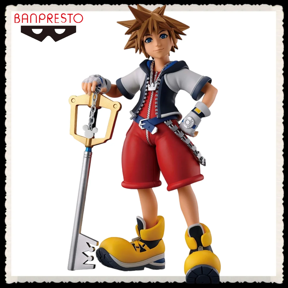 Figura de Sora de Kingdom Hearts, 100 % original de Banpresto Grandista, 24 cm, estatua de PVC, modelo de colección, juguete, regalo.