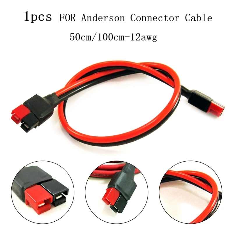 50/100 سنتيمتر 14AWG مجموعة كابل الموصل DualConnector ForAnderson محول الحبل للسيارات الكهربائية توزيع الطاقة E65B
