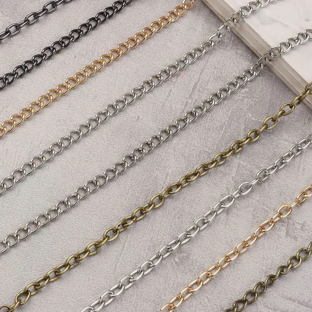 1 قطعة 120 سنتيمتر أكياس سلاسل الذهب حزام الأجهزة حقيبة يد سبيكة معدنية حقيبة سلسلة حزام للنساء أكياس حزام الأشرطة اكسسوارات