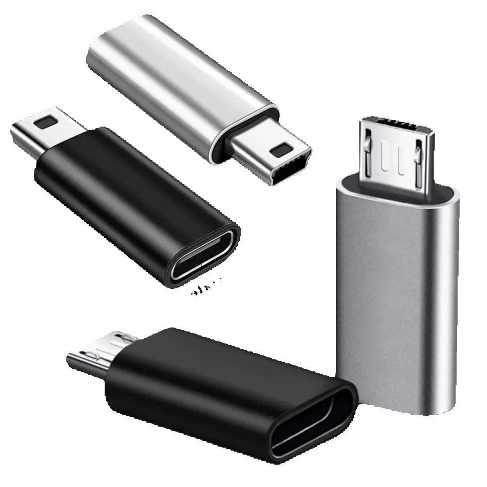 Type C To Micro Mini USB Convert Connector Type-C Female Transfer To Mini micro Male USB Converter Data Adapter for Mobile Phone