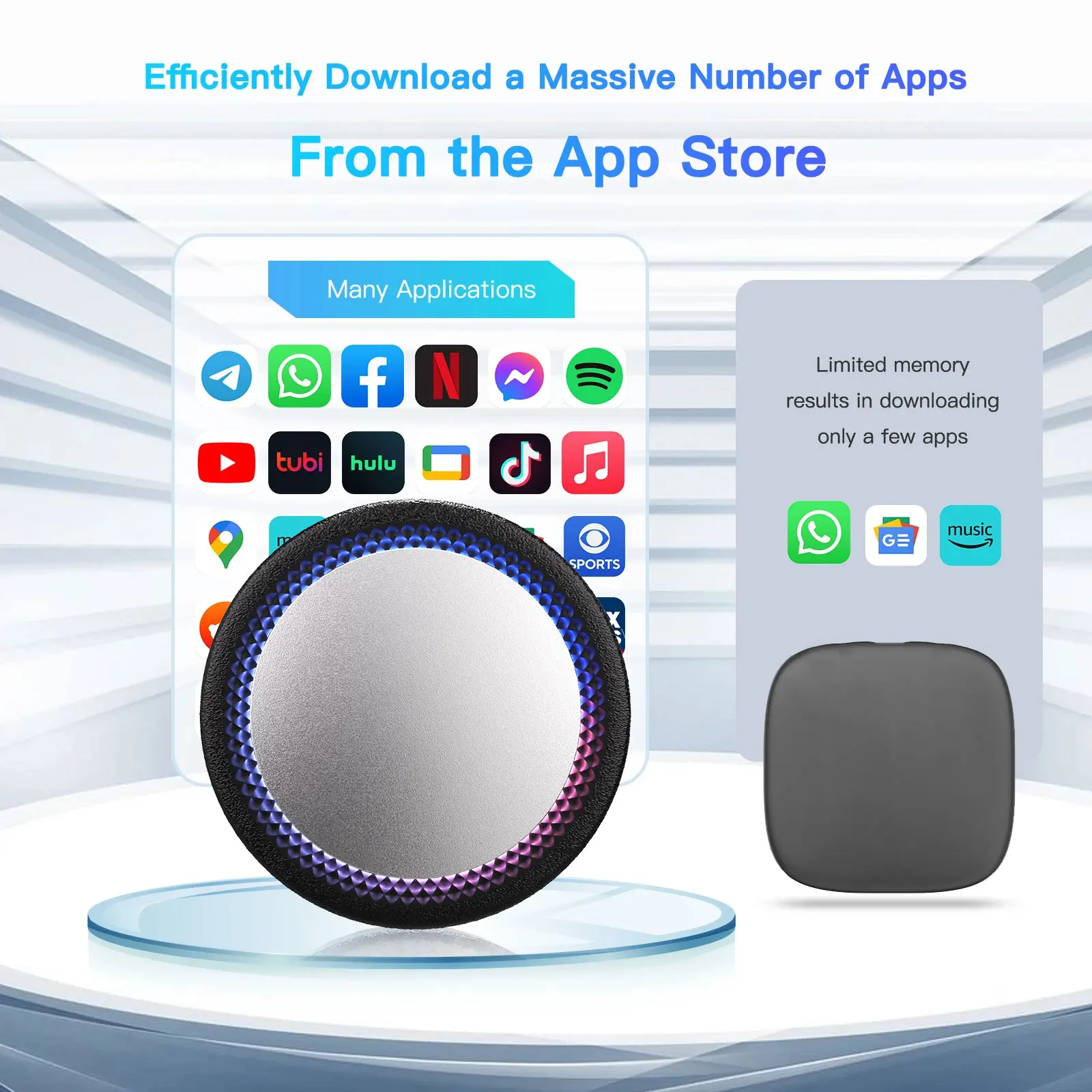 8 128 gb sem fio carplay ai box 3 em 1 adaptador automático netflix youtube tela espelho toque com sim e tfcard para iphone android 13