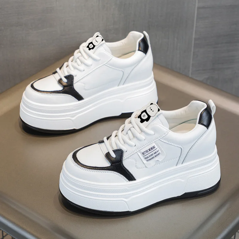 

Kids White Leather Sneakers For Boys Girls Breathable Hook And Loop Strap Casual Sports Shoes With Non Slip Rubber Sole Fashion