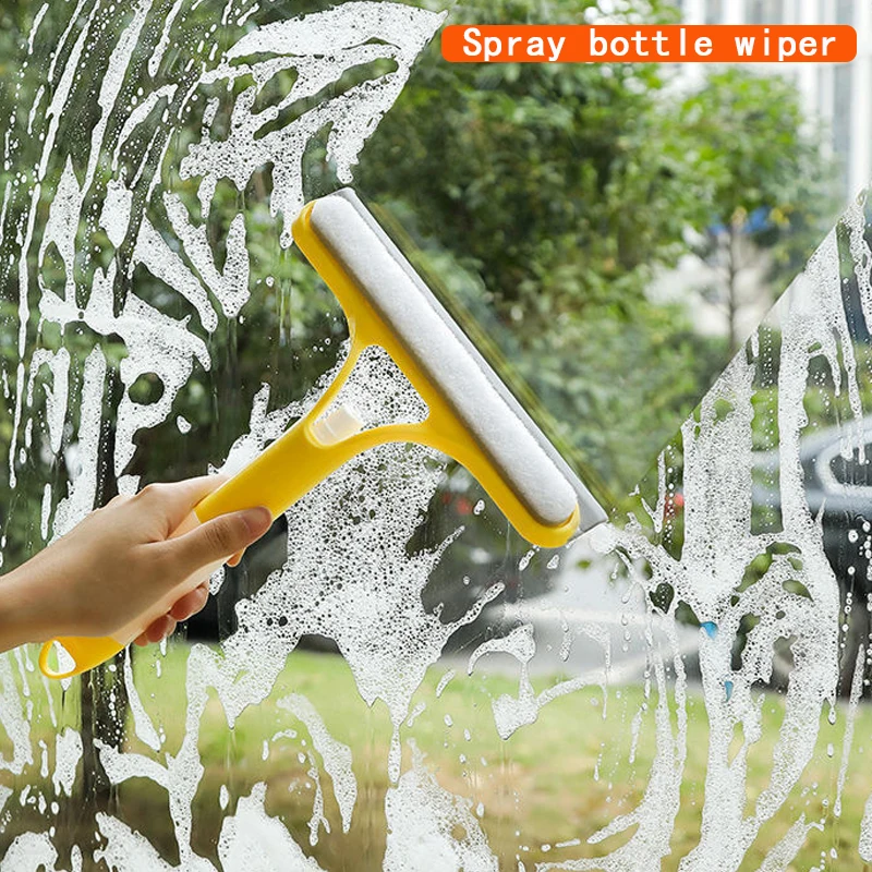 Limpiaparabrisas De Limpieza De Ventanas 3 En 1 Rasador Coche Multifuncional Cepillo Vidrio Escobilla Goma Silicona Herramientas #1