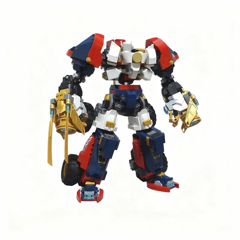 

NEW 1321PCS MOC Model Upgraded Zane S Ultra Combiner Mech V1 DIY Assembly Building Blocks Birthday Gift Display Building Home