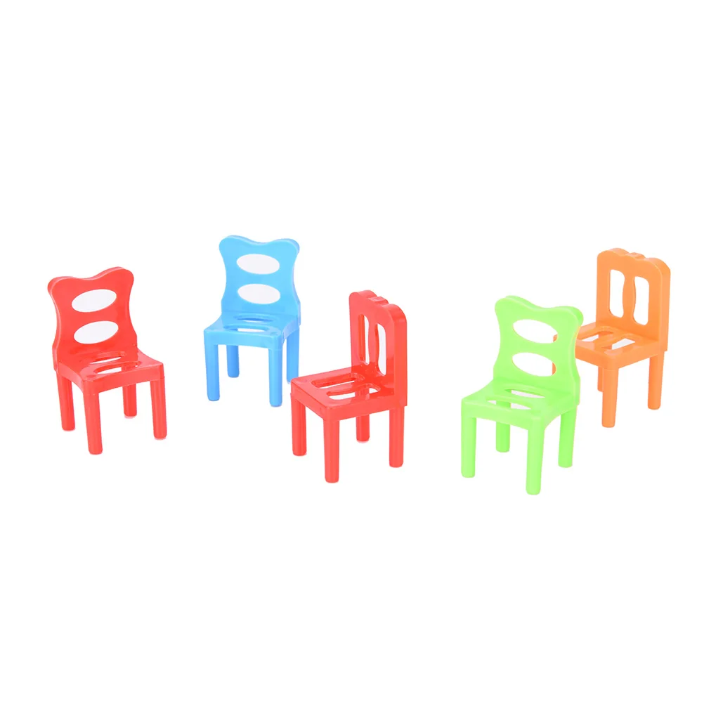 1Set Balance Stool Stacking Educational Toy Balance Chair Stacking Chairs Kid Desk Play Board Game School Party Toy Fun Gift