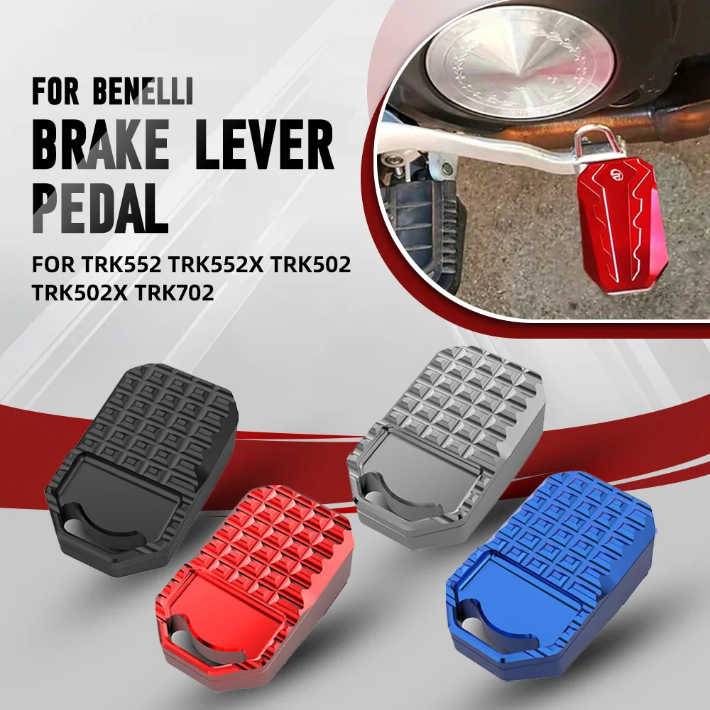 For Benelli TRK 702 X 2022 TRK702 2023 2024 TRK702X TRK 502 502X Motorcycle Brake Lever Pedal Extension Pad Brake Pedal Enlarger