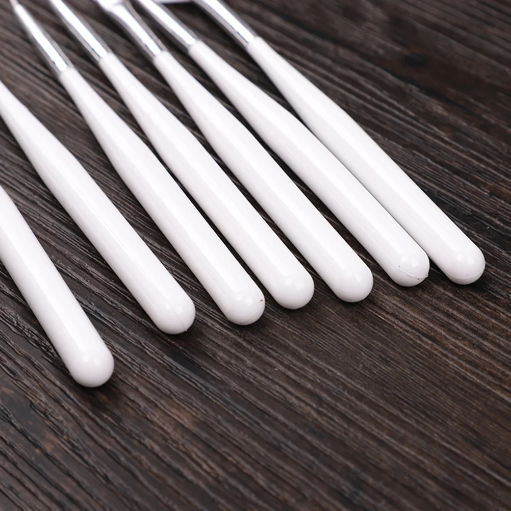 

7Pcs Nail Art Brush Set Carved Pencil Drawing Pen Fine Detail Brush DIY Nail Art Tools Manicure for Lines Flowers Patterns