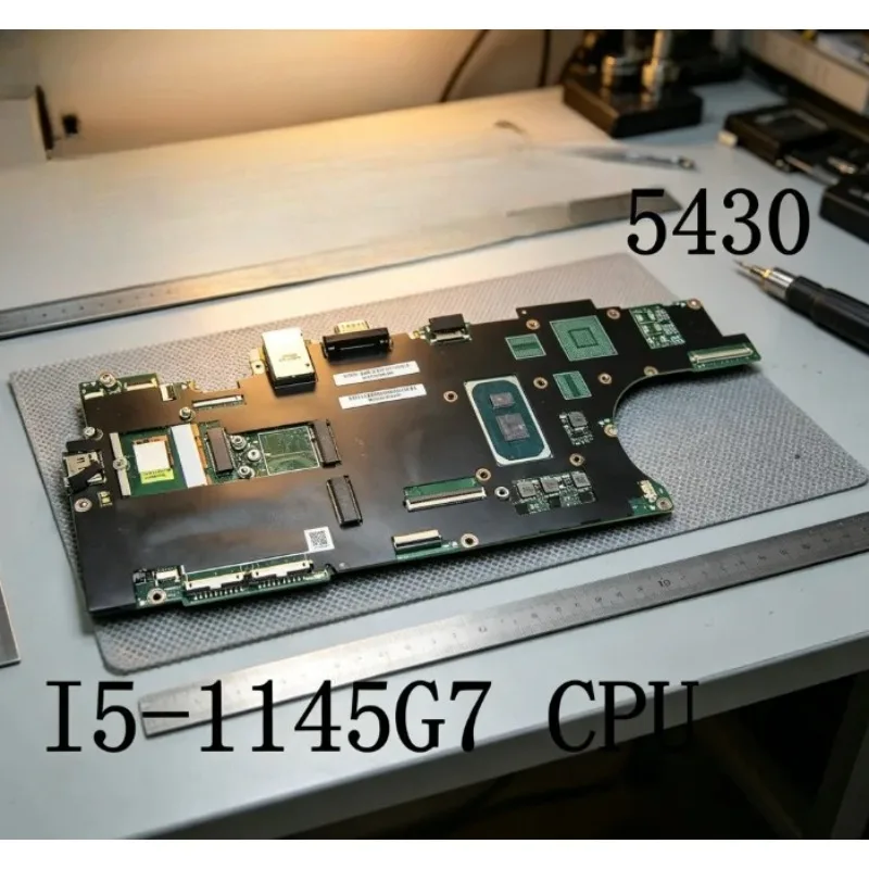 For Dell Latitude 5430 Rugged Extreme Motherboard with I5-1145G7 CPU TW-01NMY8 01NMY8 mainboard full test