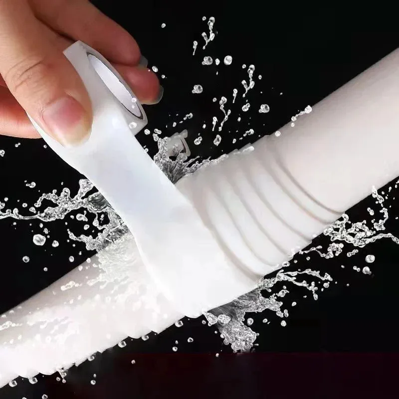 Silicone Rubber Self-Tape Water Pipe Repair Self-Adhesive Tape Insulation Double-Sided Tape Guest Kitchen Furniture Accessories