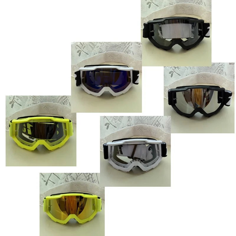 Shockproof Outdoor Racing Eye Protection Goggles Wind & Dust Barrier UV Protection Off-Road Motocross Multi-colour Style