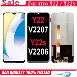 For Vivo Y22 Y22s V2207 V2206 LCD Display Touch Screen Replacement Digitizer Assembly