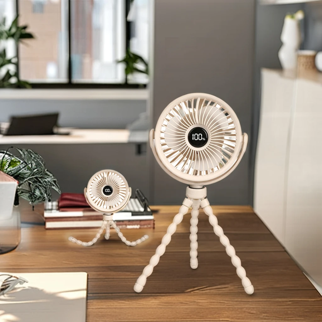 عالية الجودة المحمولة عربة أطفال صغيرة مروحة قابل للتعديل سرعة سيارة كهربائية السفر في الهواء الطلق استخدام مروحة الأخطبوط USB الصغيرة