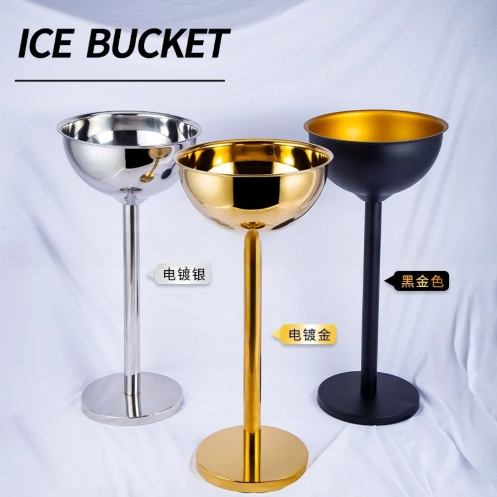 Outdoor thickened wine rack household commercial hotel party large capacity wine rack champagne rack chilled simple