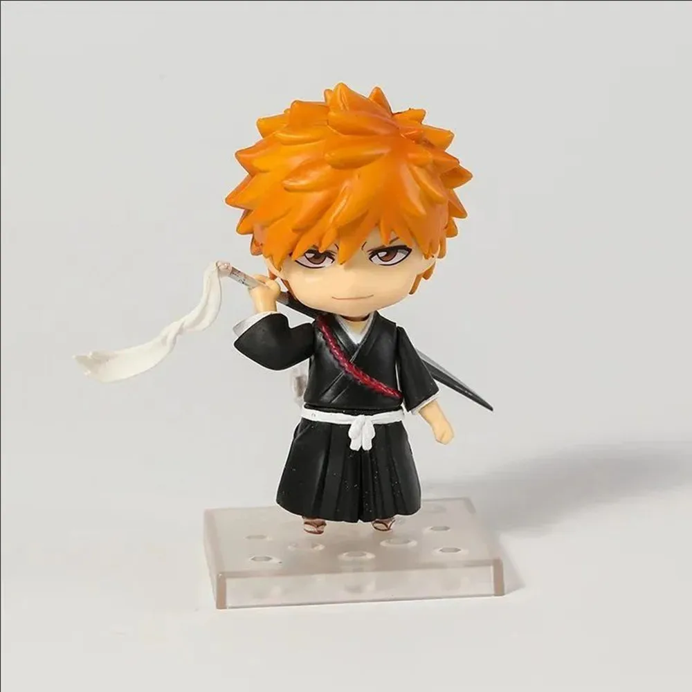 BLEACH Q Ver. # 991 Kurosaki Ichigo Actionfigur, PVC-Puppenmodell mit austauschbarem Gesicht
