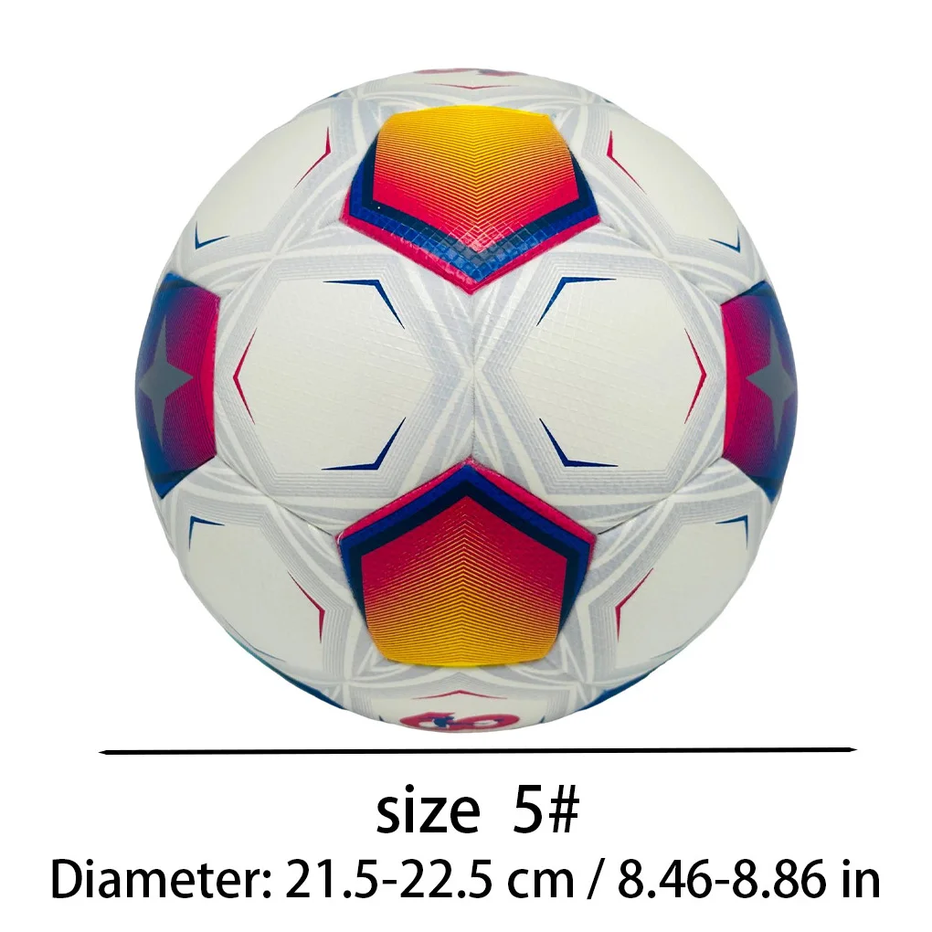Balón de fútbol ze 5, engrosado y resistente al desgaste, para duradero y al descanso de caída, juego con reposapiés de desgaste