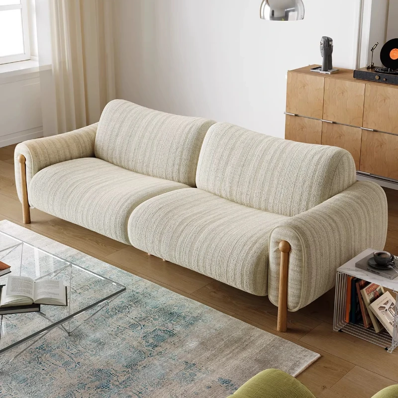 

Льняные минималистичные диваны для гостиной в европейском современном стиле, модульные секционные диваны-кровати для дома