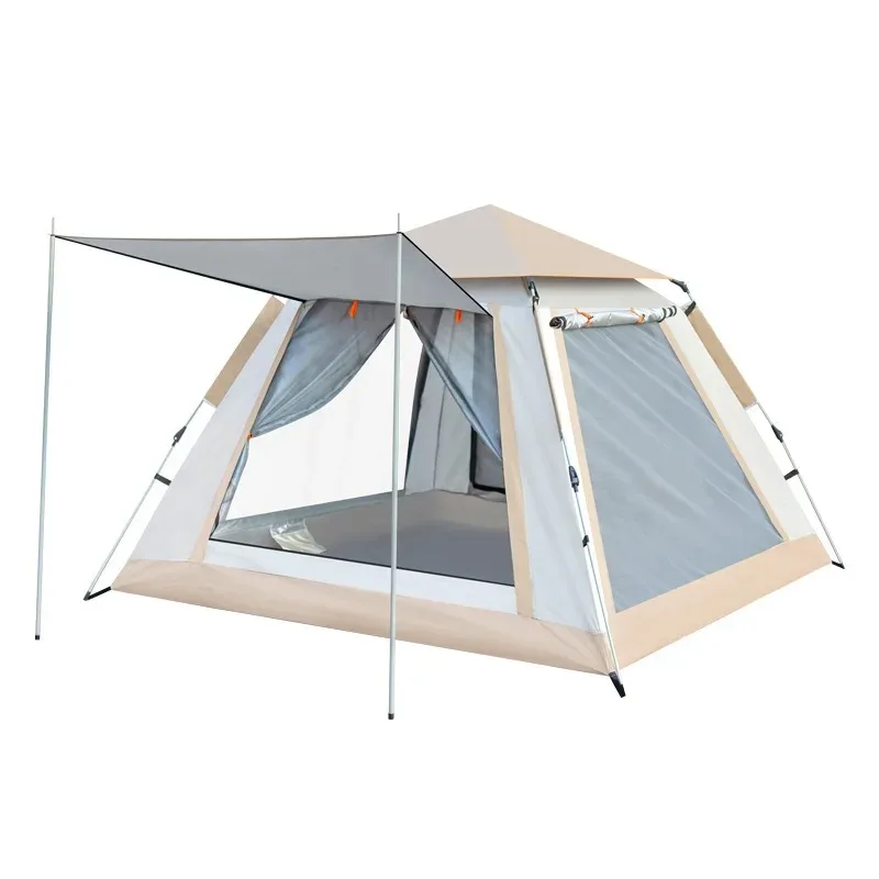 

A full set of outdoor sunscreen, automatic quick-opening rainproof vinyl tent