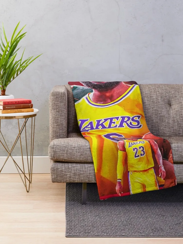 All Time LeBron James The King James Throw Blanket for winter Soft Big Sofa Quilt Bed linens Blankets