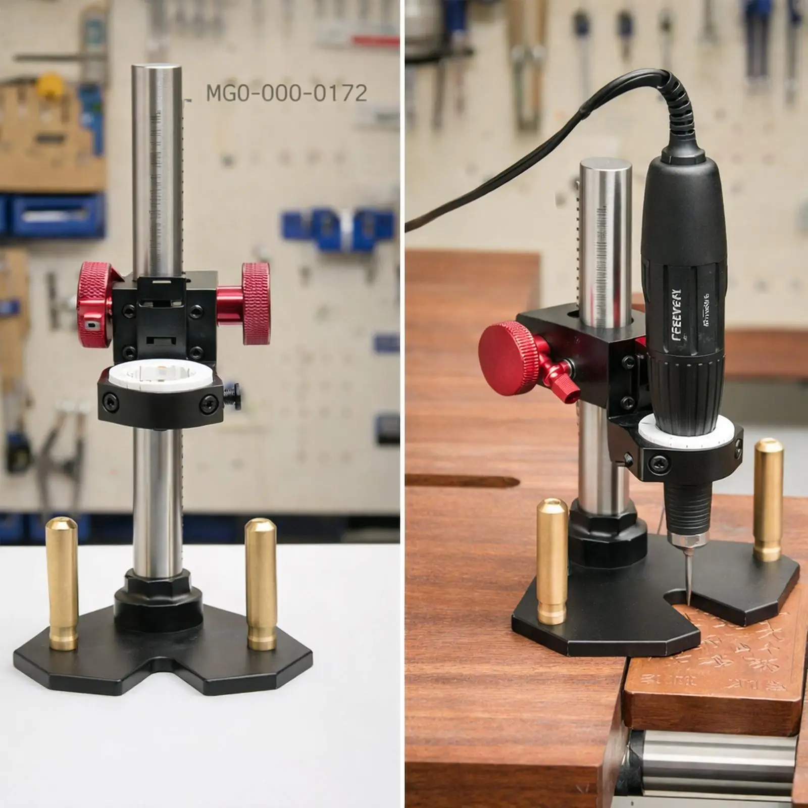 Desktop Carving Auxiliary Stand Premium Aluminum Alloy Durable Tabletop Engraver Holder for Craft Projects